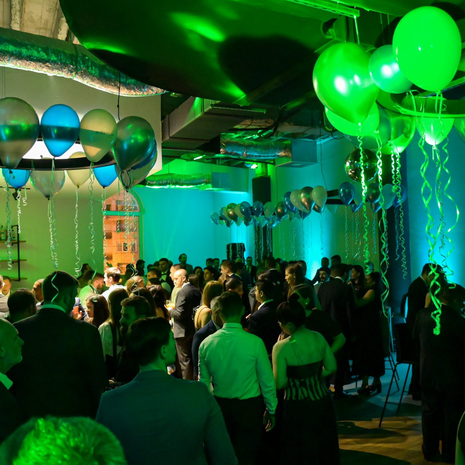 Party at the Polar Cape's office. 
